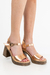 Sandalias Burgos Oro Rosa en internet
