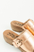 Imagen de Sandalias Griega Cuero Cobre