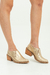 Zuecos Mimas Cuero Dorado - comprar online