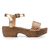 Sandalias Gaba Cuero Cobre - tienda online