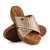 Zuecos Galapagos Cuero Oro - tienda online