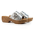 Sandalias Griega Cuero Plata
