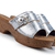 Sandalias Griega Cuero Plata - Citadina