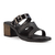Sandalias Jessie Cuero Negro