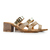 Sandalia Jessie Cuero Beige Oro en internet
