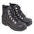Borcegos Joselin Cuero Negro - comprar online