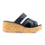 Sandalias Kalika Cuero Negro - Citadina