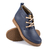 Botineta Mara Cuero Azul - comprar online