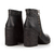 Botas Megan Cuero Negro - Citadina