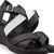 Sandalias Mite Cuero Negro Blanco - Citadina