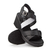 Sandalias Mite Cuero Negro Blanco - tienda online