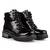 Borcegos Sara Alto Brillo Negro - comprar online