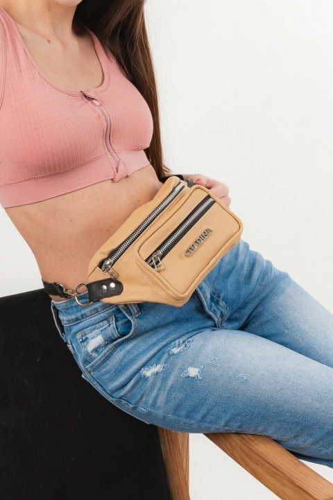 Riñonera Balbina Beige