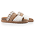 Sandalias Violeta Cuero Blanco