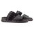 Sandalias Violeta Cuero Negro - comprar online