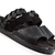 Sandalias Violeta Cuero Negro en internet