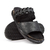 Sandalias Violeta Cuero Negro - Citadina