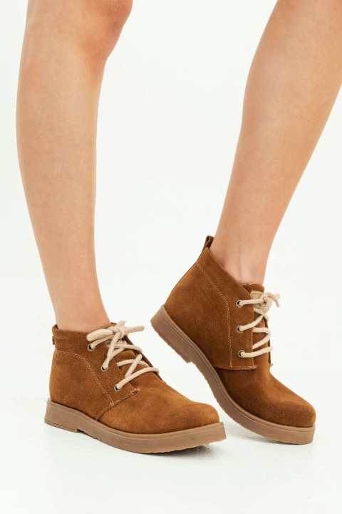 Botineta Mara Gamuza Suela - comprar online