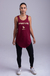 Imagem do Camisa Regata Vinho - Estampa Creme