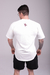 Camiseta Oversized OffWhite - Estampa Bordô - Iratus Clothes