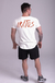 Imagem do Camiseta Longline Offwhite - Estampa Laranja