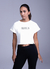 Cropped Oversized Offwhite - Estampa Chumbo - comprar online
