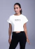 Cropped Oversized Offwhite - Estampa Chumbo - comprar online