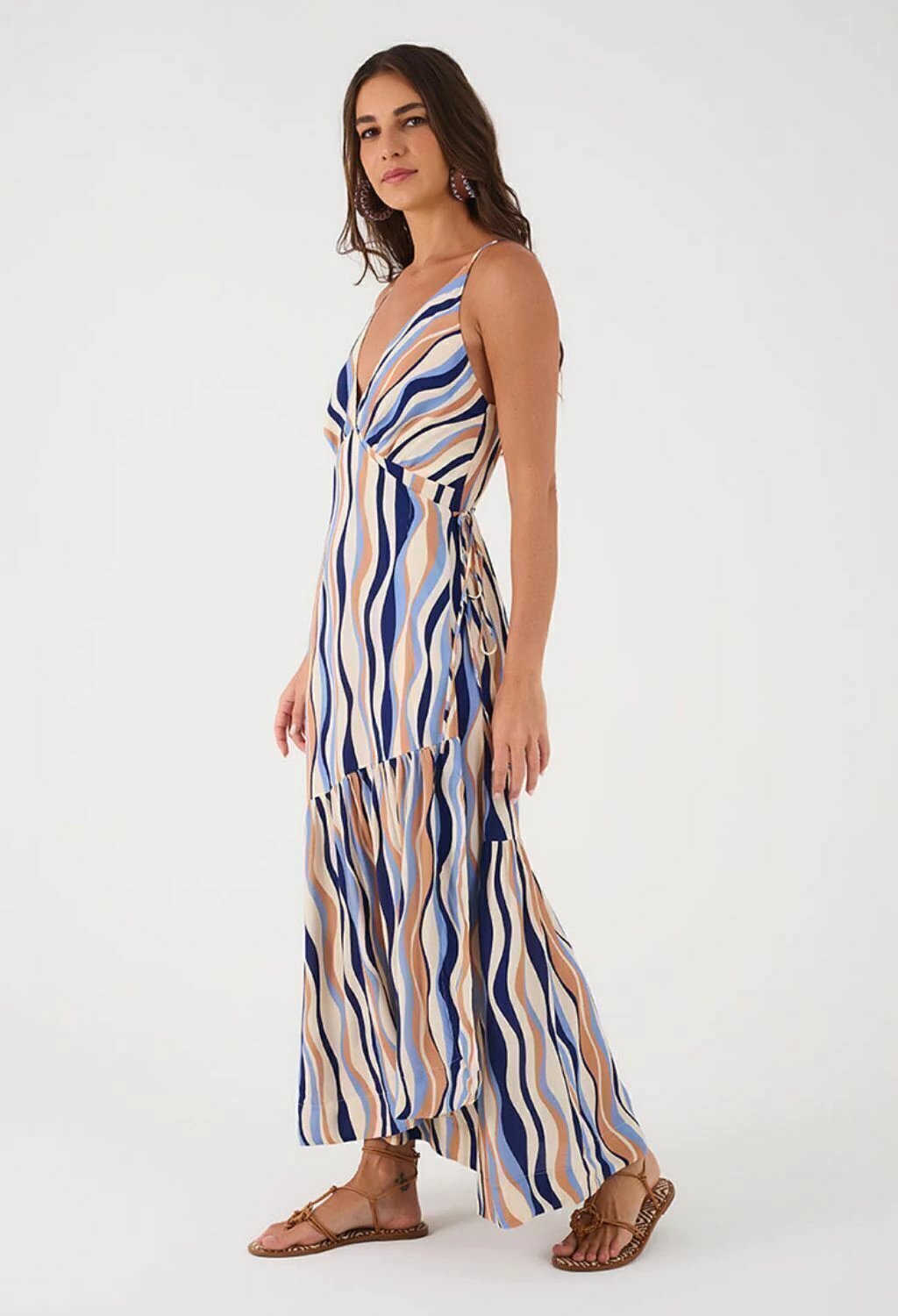 VESTIDO CROPPED CREPE ESTAMPA CARIOCA DRESS TO