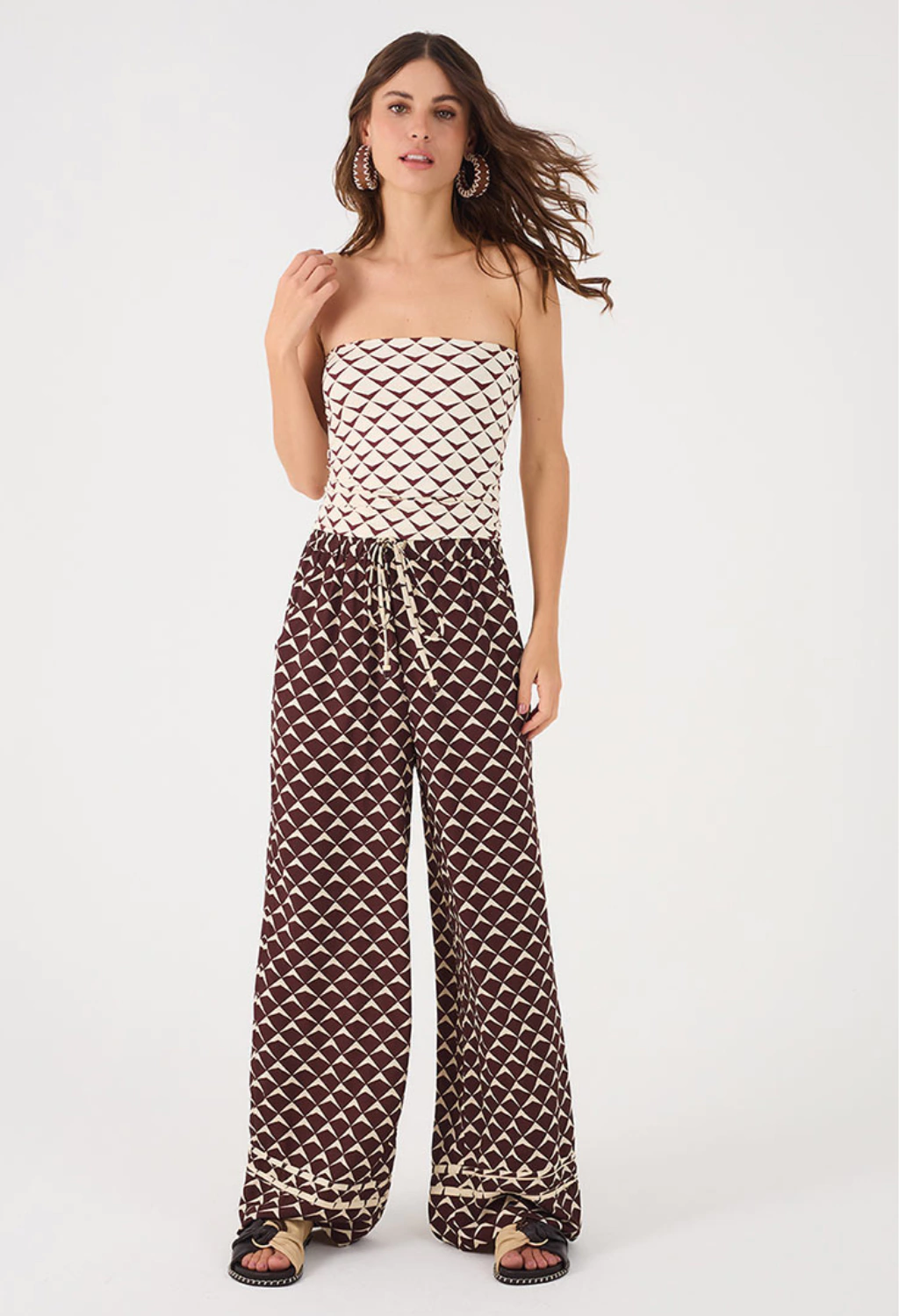 CALÇA CÓS ELASTICO ESTAMPA ASA DELTA DRESS TO