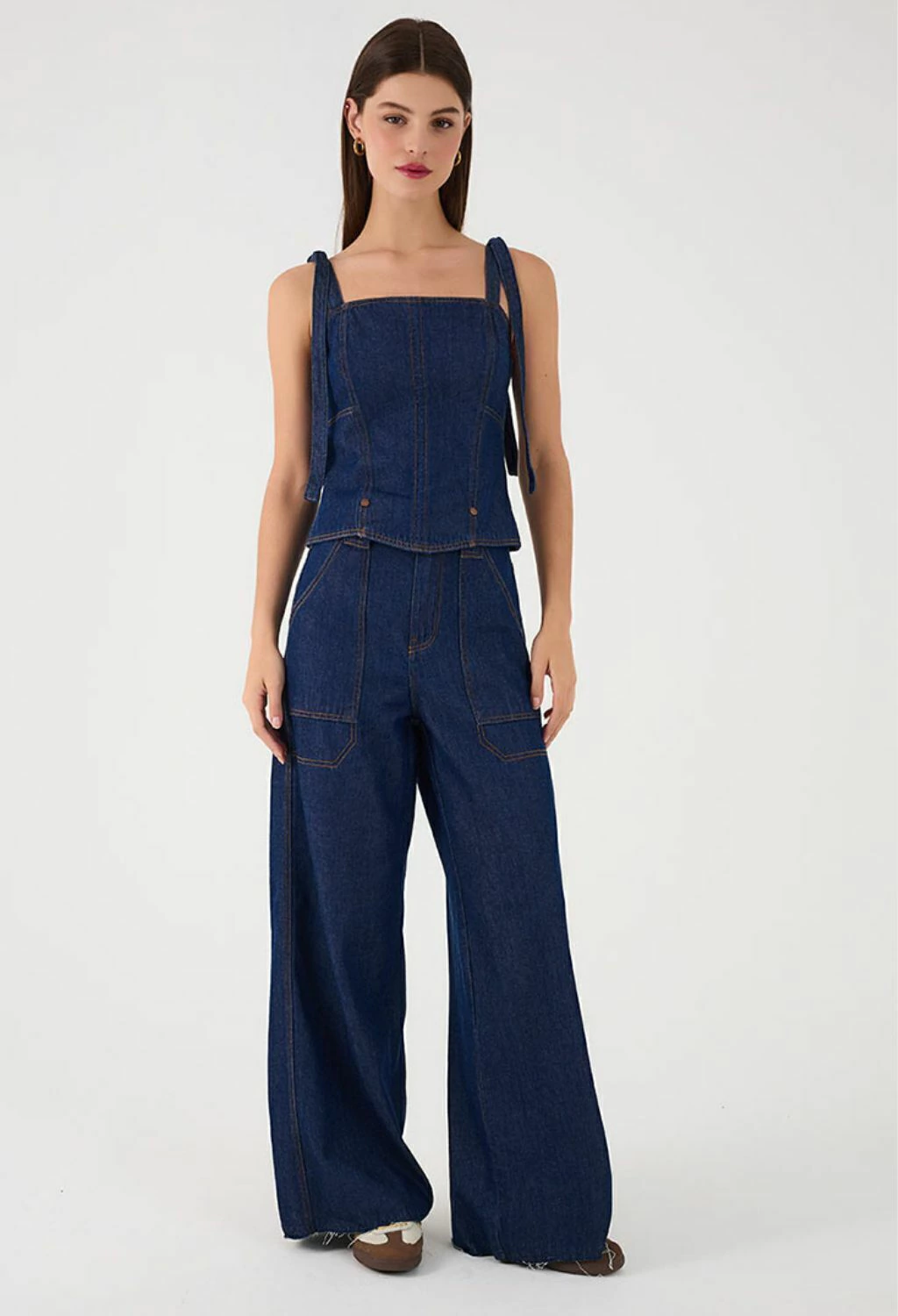 MACACAO JEANS 3 EM 1 AMARRACAO DRESS TO