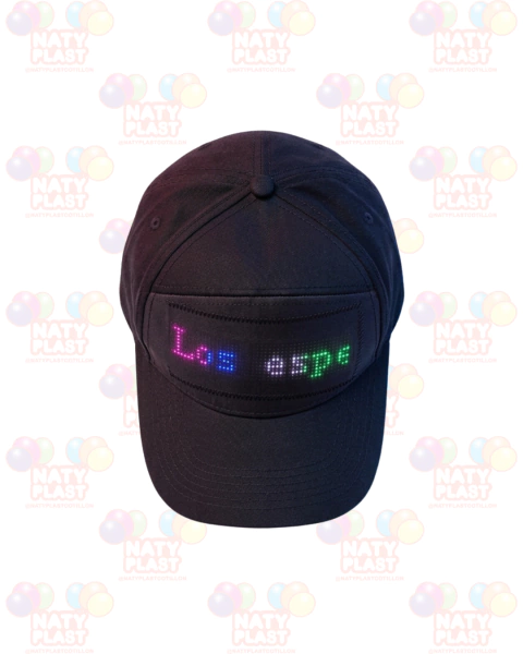 GORRA LED "pantalla virtual"