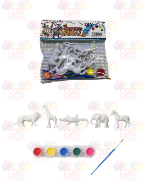 KIT DIY PARA PINTAR ANIMALES SALVAJES