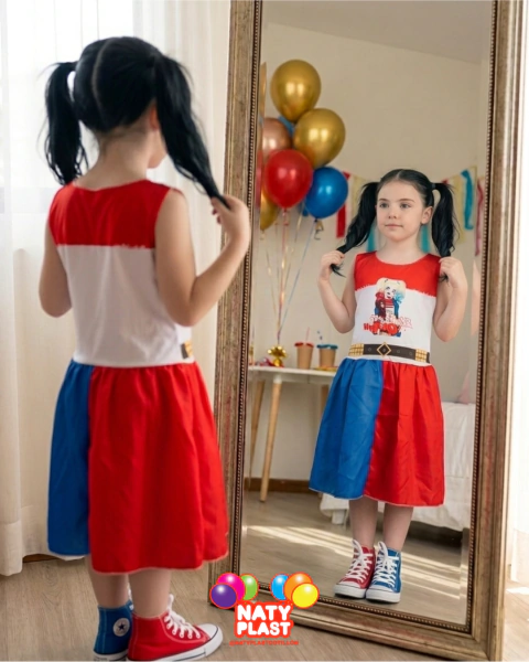 Disfraz Harley Quinn nena