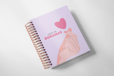 Diário de Doramas Assistidos - Planner de Dorameira Avaliação de Doramas (Modelo 4) - comprar online