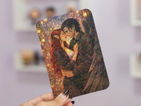 Card para Capinha de Kindle Holográfico (Cidade da Lua Crescente) - comprar online