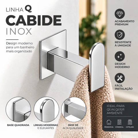 Cabide Para Toalha [gancho] Aço Inox 304 [q-c1]