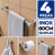 Kit Acessórios Banheiro/lavabo 4 Peças Aço Inox 304 Q4E