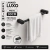 Kit Acessórios Banheiro/lavabo [4 Peças] Aço Inox 304 Preto Fosco [Q4DPF] - Perfil Casa Inox - Produtos e Acessórios Inox