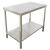 Bancada Mesa Inox 201 Com Paneleiro 93x55x90 Desmontável