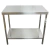 Bancada Mesa Inox 201 Com Paneleiro 93x55x90 Desmontável - comprar online