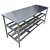 Mesa Inox Central Paneleiro Duplo 190x70x90