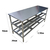 Mesa Inox Central Paneleiro Duplo 190x70x90 - comprar online