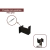 Kit Cabide Para Toalha [gancho] 2 Unidades Aço Inox 304 Preto Fosco [Q-C1PF-2] - comprar online