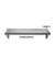 Prateleira Lisa em Aço Inox - comprar online
