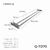 Porta Toalha Duplo De Banheiro [70cm] Aço Inox 304 [Q-TD70] - loja online
