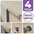 Kit Acessórios Banheiro Lavabo 4 Peças Aço Inox 304 [Q4E]