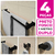 Kit Acessórios Banheiro/lavabo [4 Peças] Aço Inox 304 Preto Fosco [Q4HPF]
