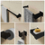 Kit Acessórios Banheiro/lavabo [5 Peças] Aço Inox 304 Preto Fosco [Q5EPF] na internet