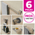 Kit Acessórios Banheiro/lavabo [6 Peças] Aço Inox 304 [Q6G]