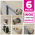 Kit Acessórios Banheiro/lavabo 6 Peças Aço Inox 304 [Q6H]